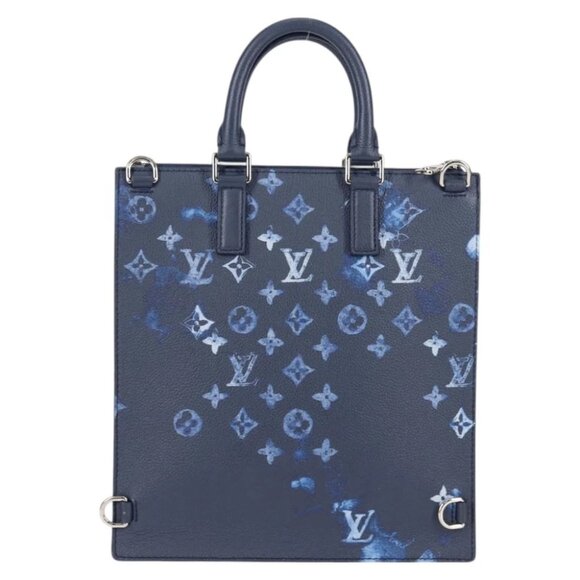 LOUIS VUITTON Water Color Sac Plat messenger Bag Blue M57843 LV Auth - Picture 4 of 15